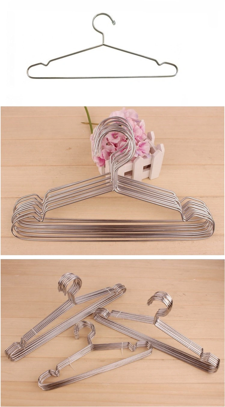 Stainless Steel Wire Cloth Suit Coat Garment Metal Rack Clothes Hanger