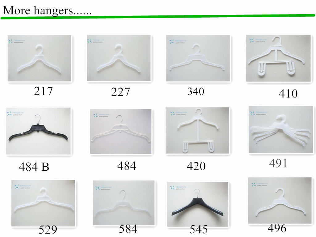 Clear Fashion 10'' Child Top Hangers Cheap Plastic Kids Top Hanger