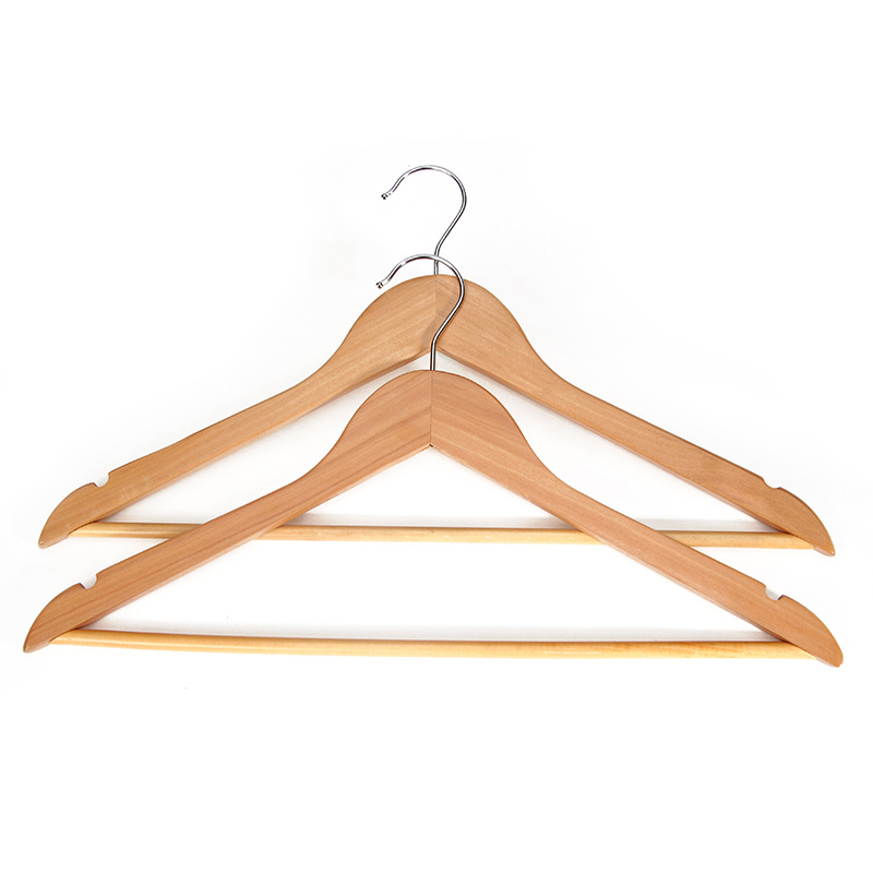 Wholesale Manufacturer High Quality Wooden Hanger, Wooden Clothes Hanger for Display