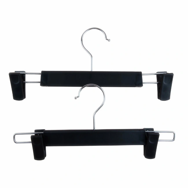 Strong Durable Plastic Pant Hanger Display Coat Hanger Plastic Jeans Clip Hangers