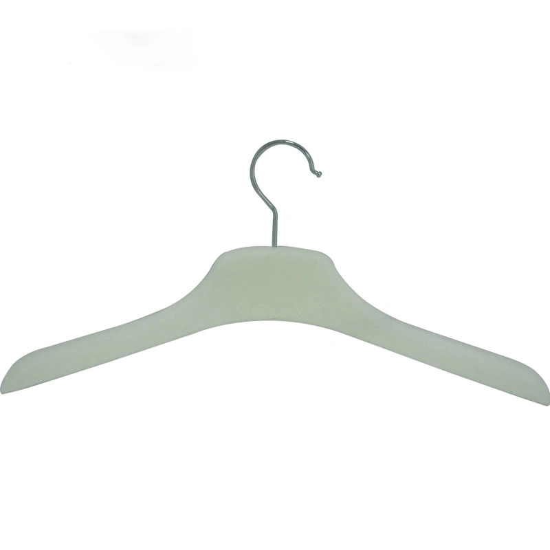 Wholesale Men Plastic Hanger Suit/Coat Clothes Hanger for Customized