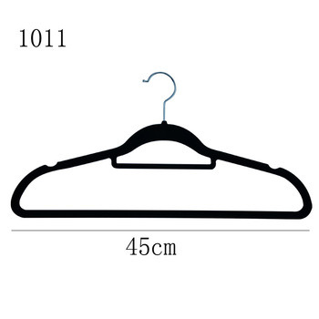 Black Velvet Hanger Closet Suit Clothes Thin Laundry Usage Hanger