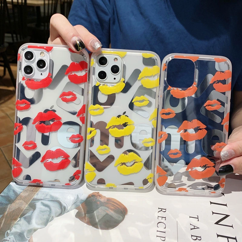 New Hot Sale Transparent Mobile Phone Protective Cover Painted Mobile Phone Case Personalized Custom Logo