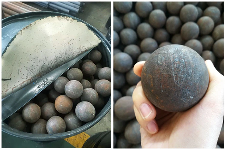Grinding Media Steel Balls of Outer Hardness and Inner Toughness