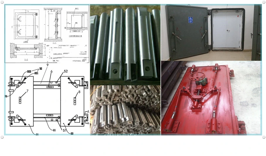 Metal Processing CNC Machining Door Accessories for Civil Air Defense Door