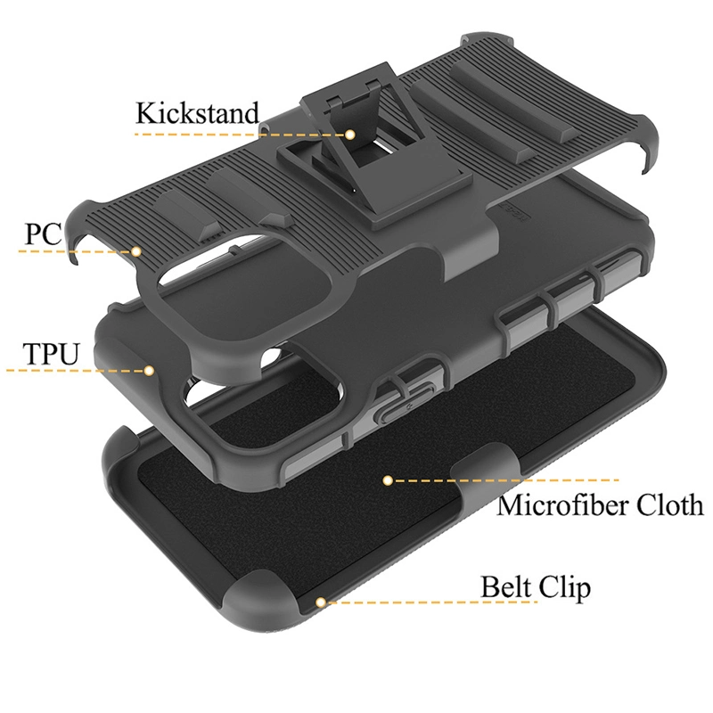 Wholesale TPU PC 3 in 1 Designer Cellphone Cases Mobile Phone Accessories