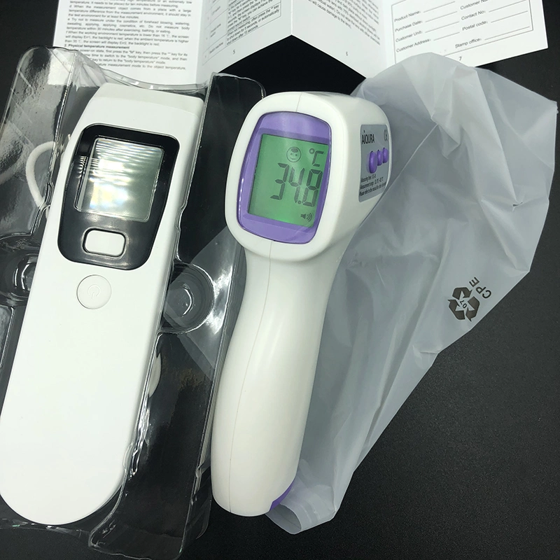 Ce FDA 2020 Medical Baby Digital Thermometer Forehead and Ear Thermometer for Baby Kids Adults Home