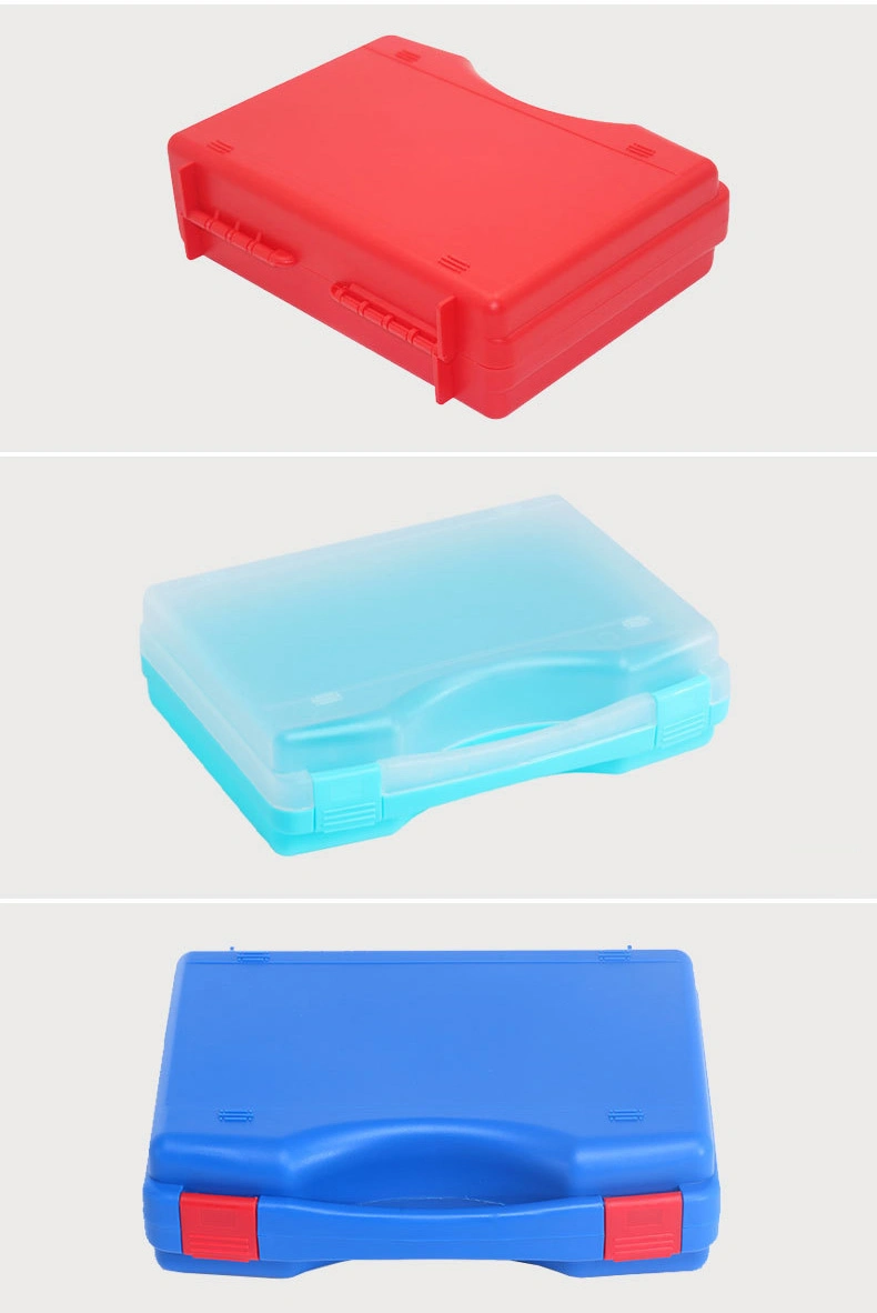 Plastic Hardware Tool Packing Electronic Equipment Instrument Carrying Enclosure Hard Case with Foam