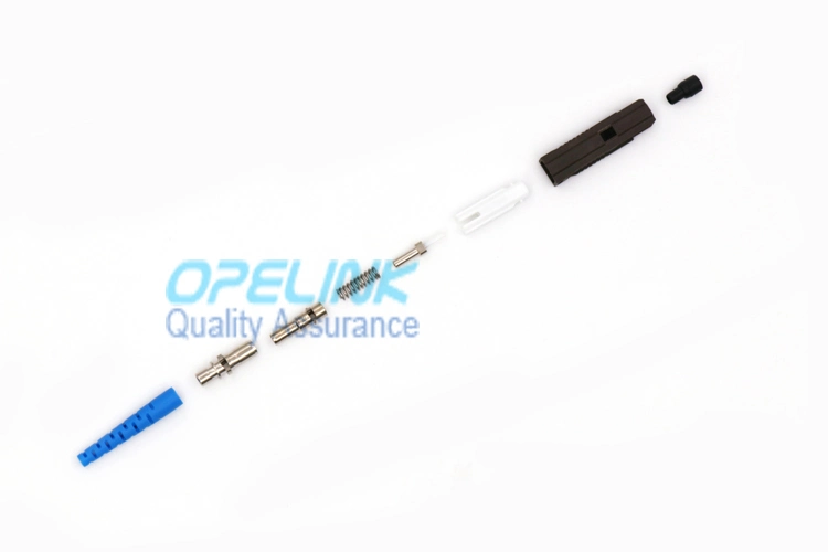 Mu Simplex Singlemode Fiber Optic Cable Parts Fiber Optic Connector