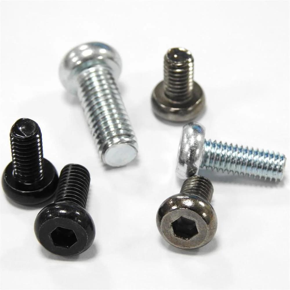 Manufacturers Wholesale Electroplated M6 Carbon Steel 120 Degree Inner Hexagon Flat Head Screw