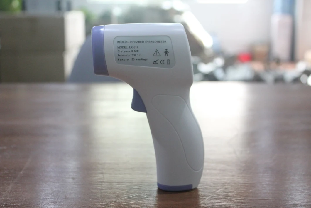 Baby Adult Forehead Non Contact Infrared Thermometer with LCD Backlight