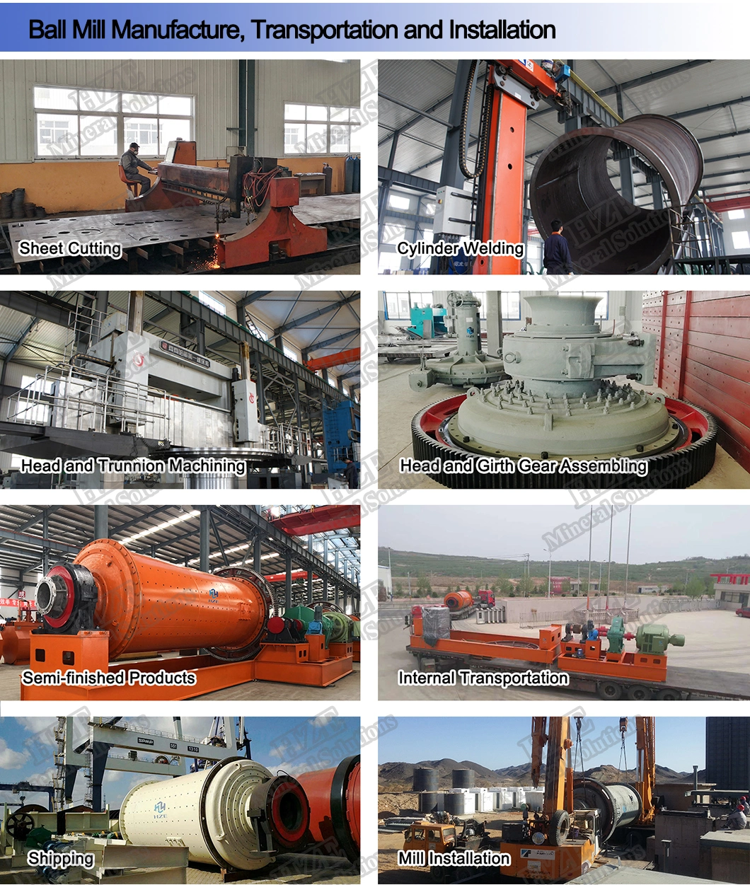 Gold Ore Energy Saving Rod Mill of Mineral Processing Plant