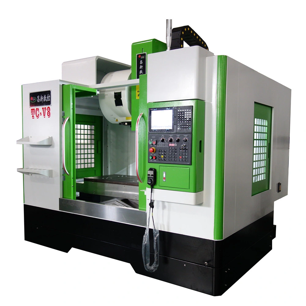 New Condition 3 Axis /4 Axis /5 Axis CNC Milling Machine Center Vertical for Moulds or Metal Parts Processing Vmc Machine 850 (TC-V8)
