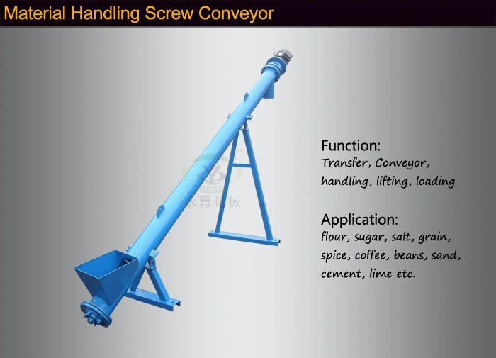 Abrasive Materials Handling and Processing Screw Conveyor