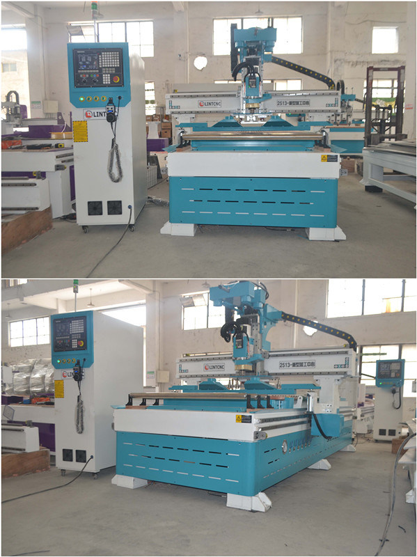 Linear Atc Wood Processing CNC Router for Making Wooden Cabinet, Wardrobe