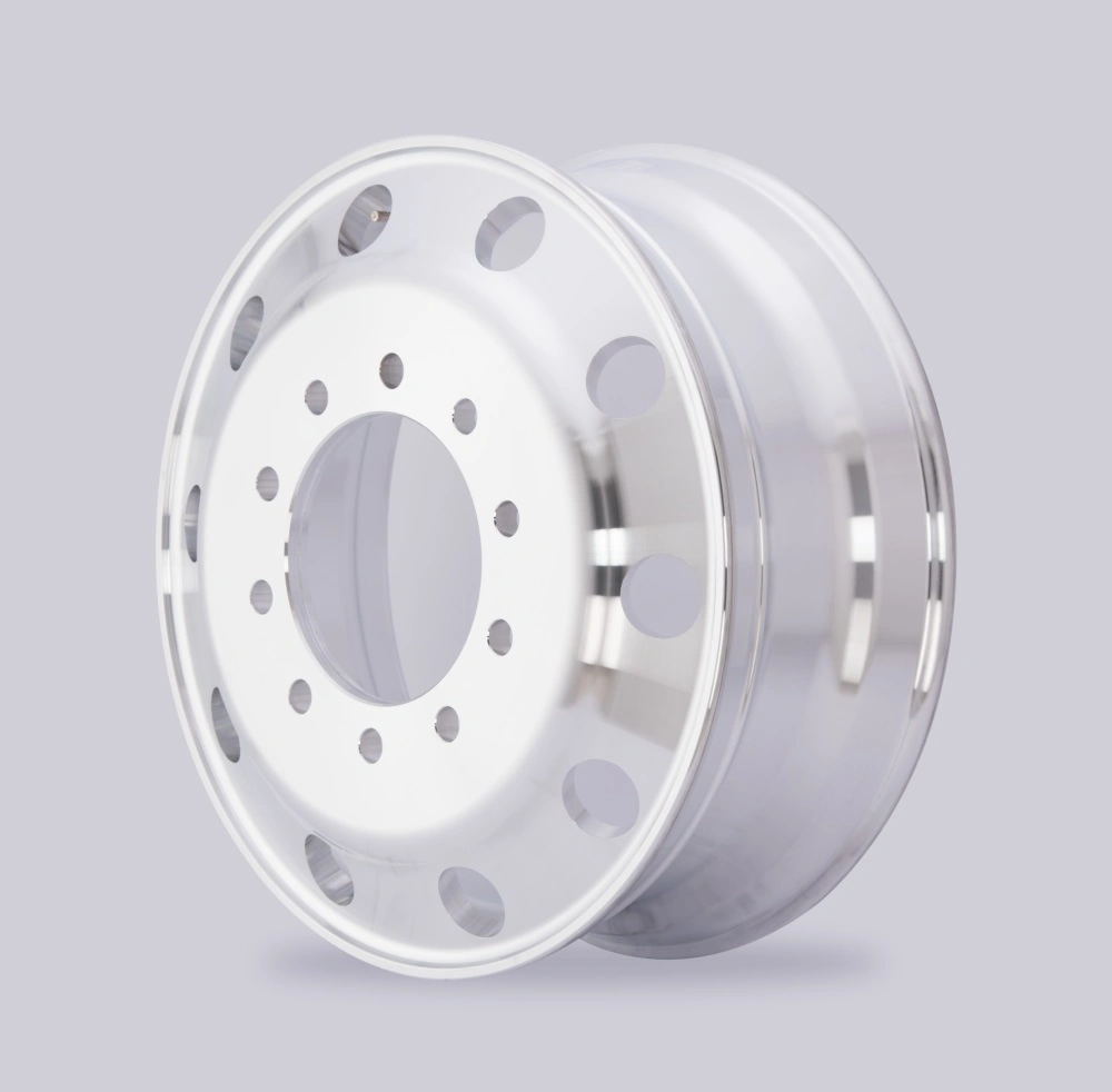 8.25X24.5 Inch Polished Forged Truck Bus Trailer Auto Spare Parts Alloy Aluminum Wheel Rim