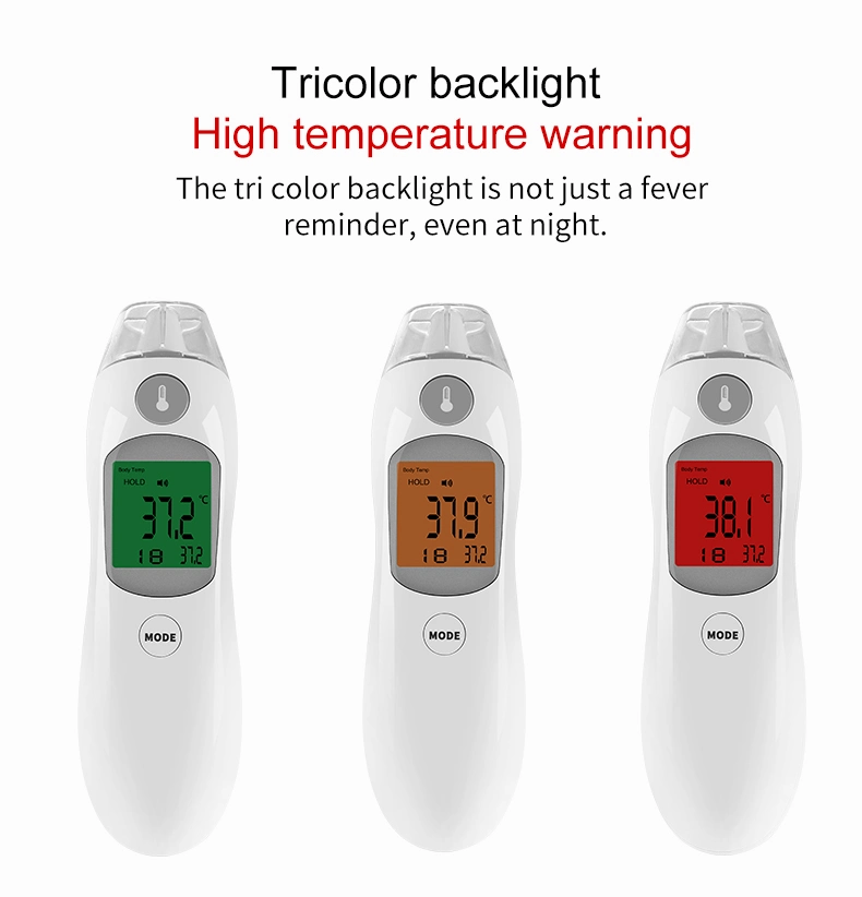Beautiful Non-Contact Baby Infrared Thermometer Forehead Thermometer Ear Underarm Body Thermometer