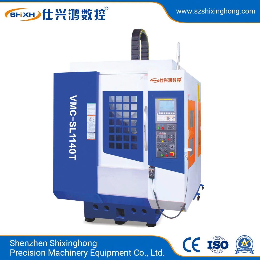 High Speed Drilling and Tapping Processing Machine (Vmc-SL1140t) CNC Processing for Metal Parts Hardware, Iron, Aluminum Copper, Zinc, Steel, Alloy Processing
