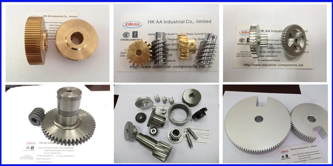 China Factory Supply CNC Machining Baitcasting Reel Part Small Brass Drive Gear