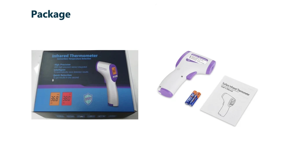 Digital Infrared Forehead Thermometer Forehead and Body Thermometer Factory Price Engough Stock