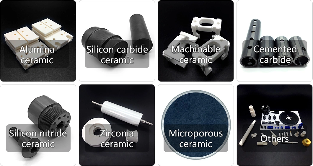 Alumina Ceramic Parts Processing, Precision Ceramic Threaded Hole Custom Processing