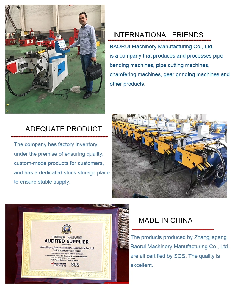 Reliable Quality Pipe Processing CNC Hydraulic Pipe Bending Machine