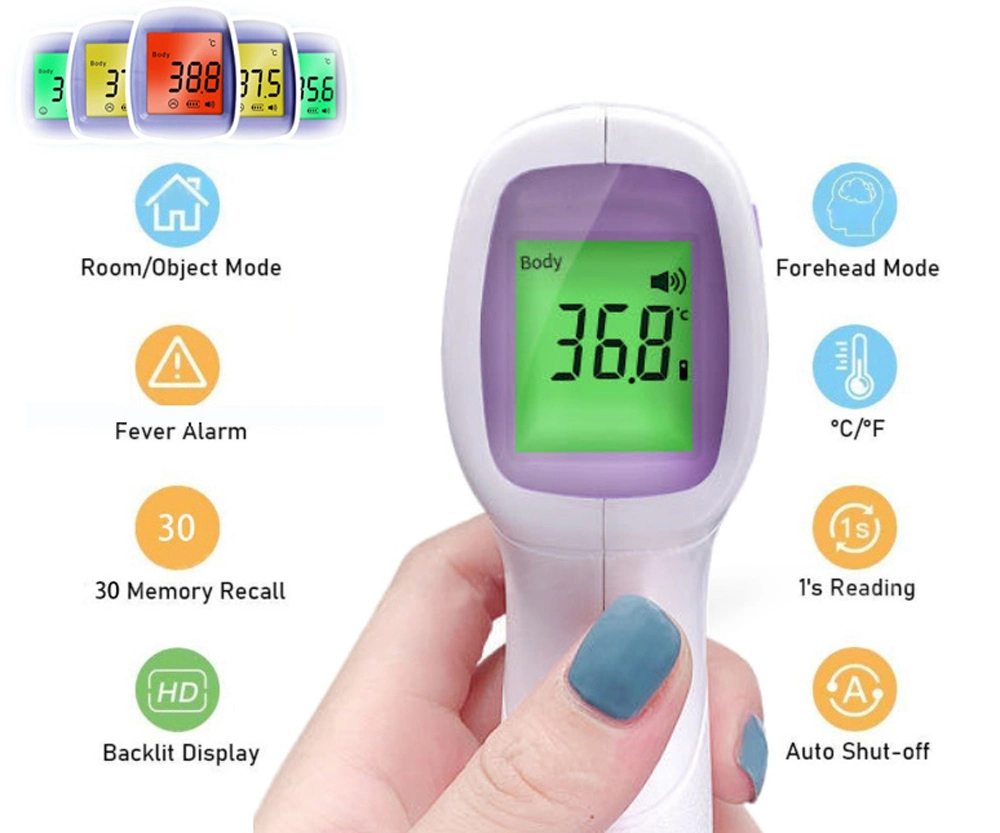 Wholesale Digital Infrared Thermometer Factory Forehead Fever Thermometer Non Contact Contactless Baby Thermometer with CE