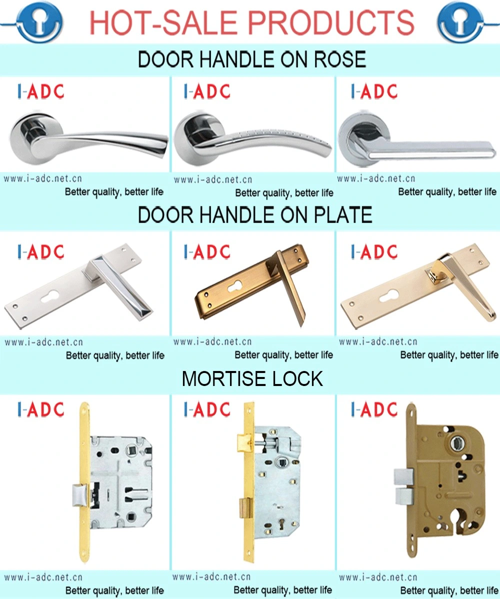 Hardware Accessories Door Handle Hardware Wenzhou Factory Customized Two Part Assembled Door Handle Lock