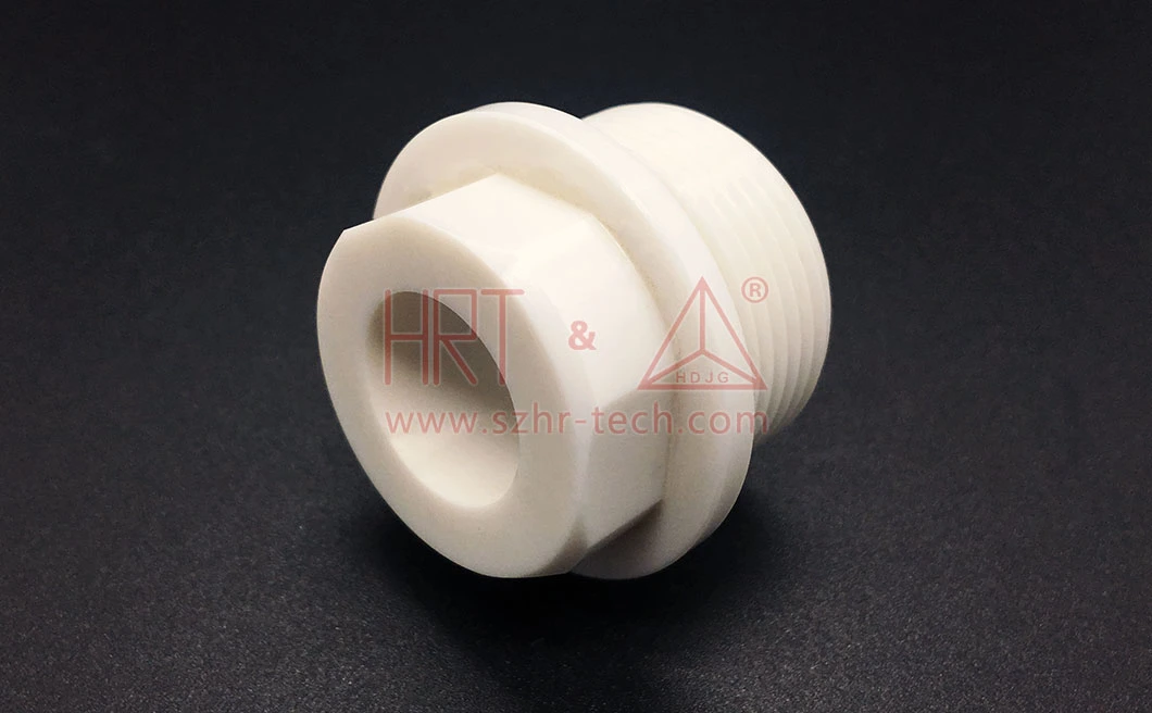 Zirconia Ceramic Threaded Parts, Precision Ceramic Parts Custom Processing