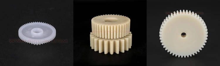 CNC Machining Hard Plastic Material Gear / Rigid POM Spur Tooth Wheel