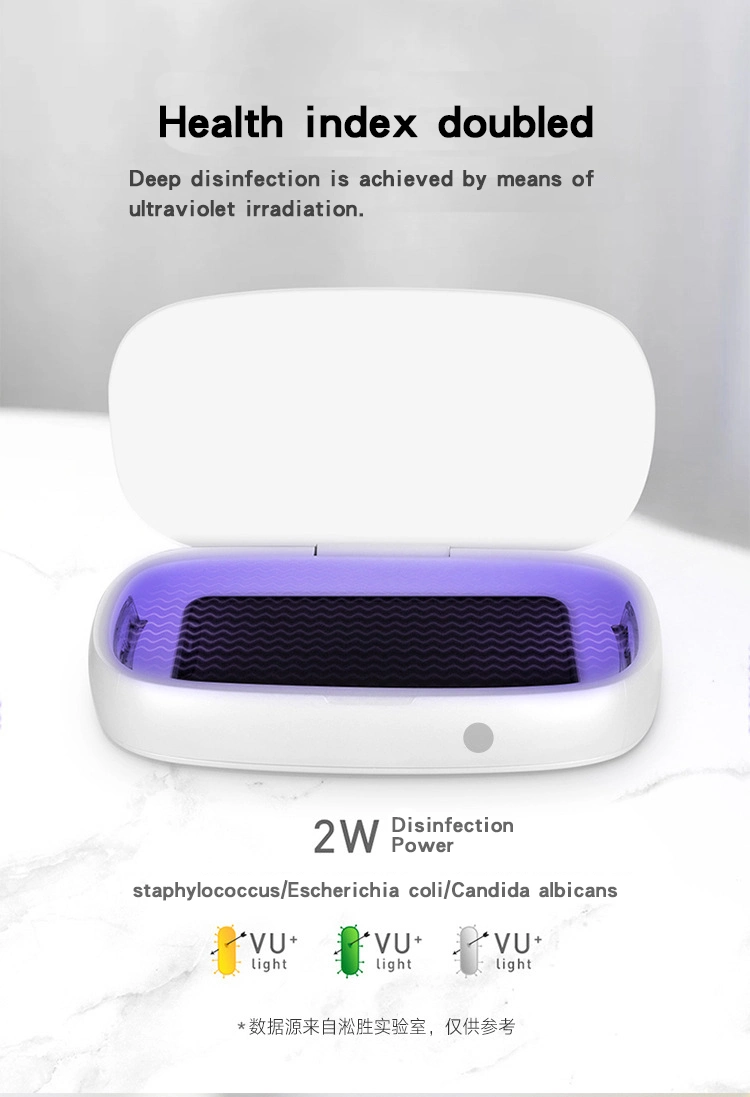 Easycare Popular LED Light Cabinet Multi-Function Disinfection Box Cell Phone UV Sterilizer Cleaner