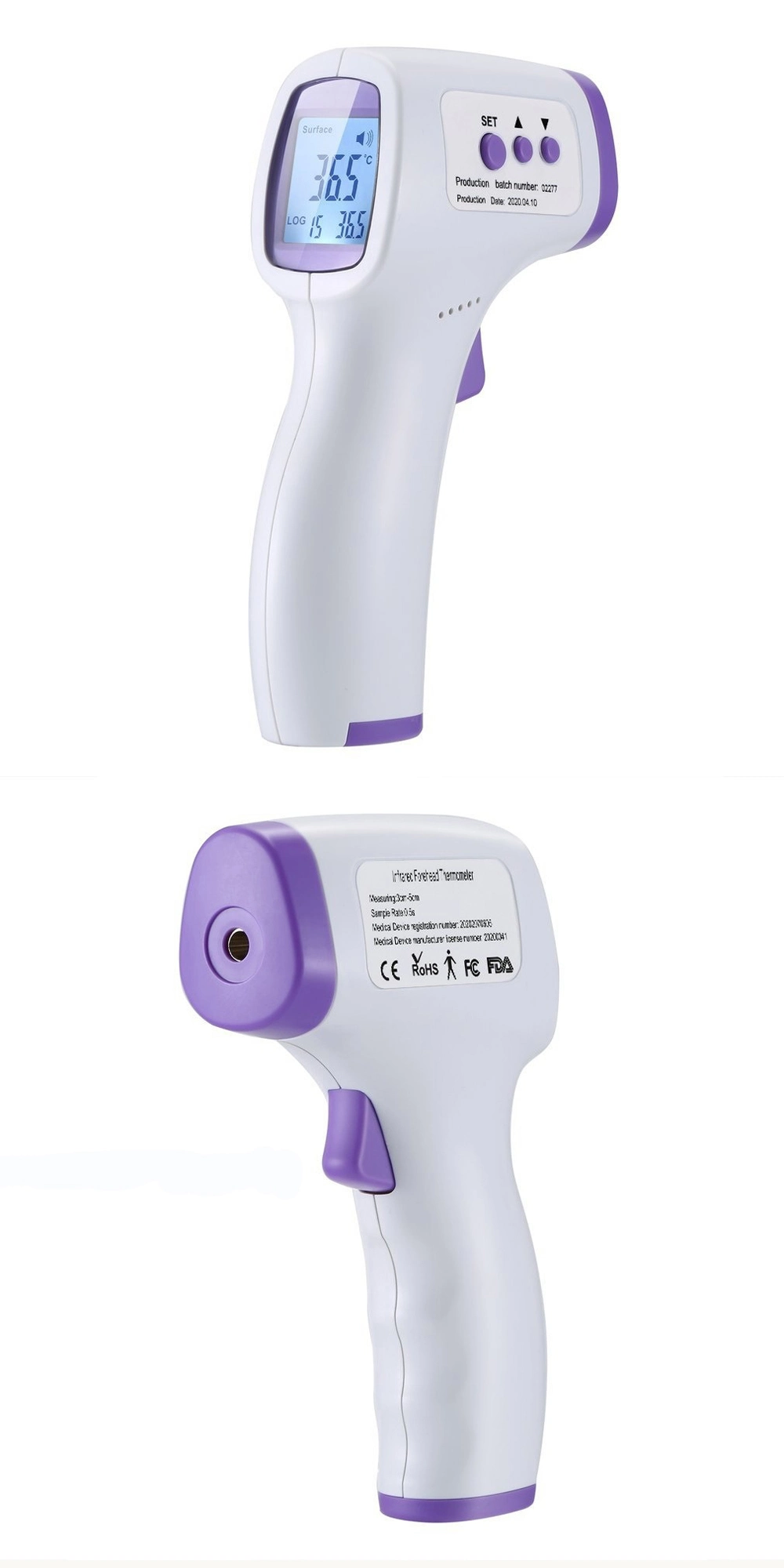 Wholesale Digital Infrared Thermometer Factory Forehead Fever Thermometer Non Contact Contactless Baby Thermometer with CE