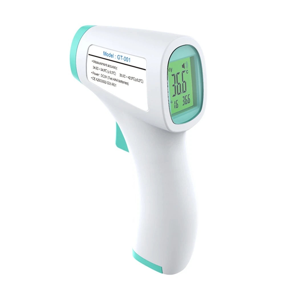 Digital Rapid Measurement Contactless Flexible Ear Body Temperature Gun Thermometer Infrared Forehead Thermometer Gun