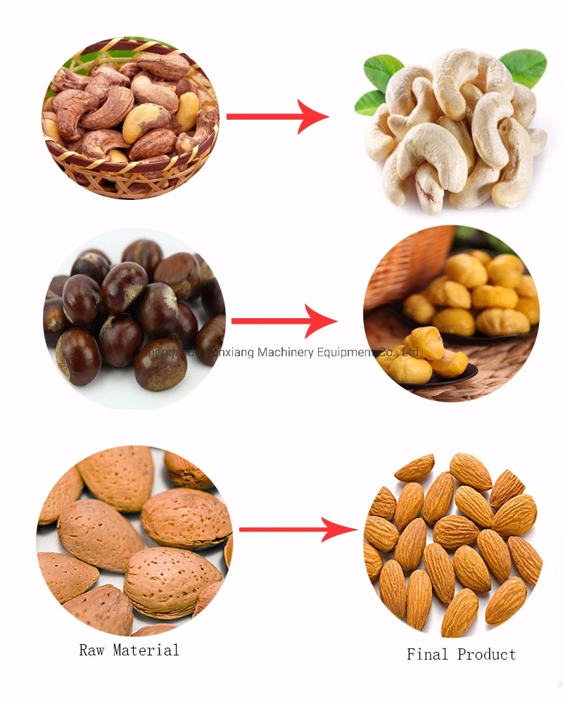 Automatic Nut Sheller Almond Processing Machine Manual Cashew Husker Plant