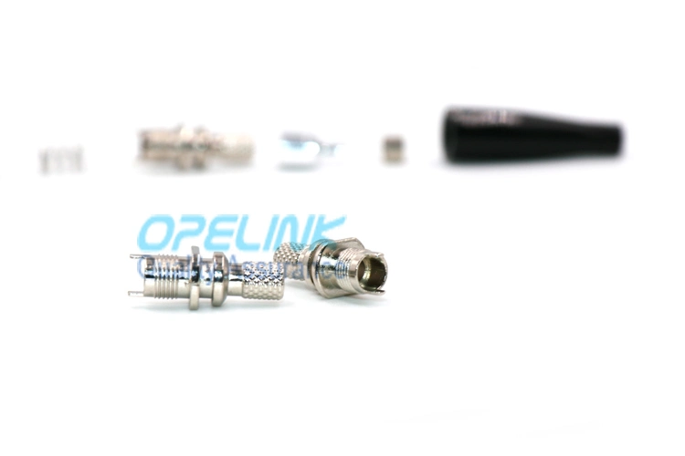 FC Simplex Singlemode Fiber Optic Cable Parts Fiber Optic Connector