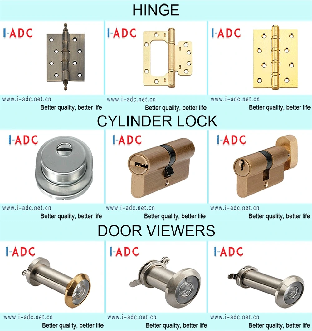 Hardware Accessories Door Handle Hardware Wenzhou Factory Customized Two Part Assembled Door Handle Lock