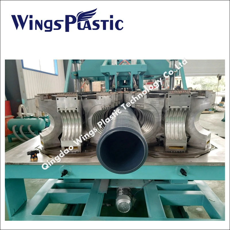 315mm Plastic Dwc Pipe Manufacturing / Double Wall Corrugated Pipe Processing Machinery