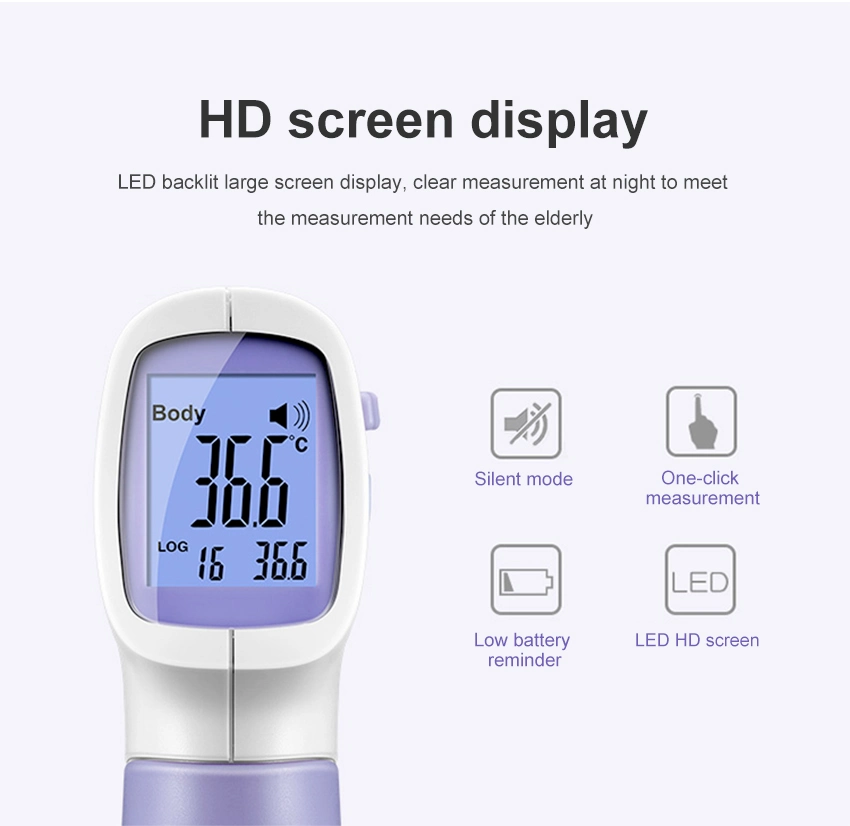 Factory Outlet Infrared Forehead Thermometer Forehead Gun for Baby in Good Service