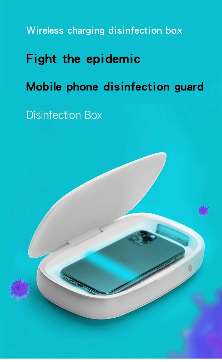 Easycare Popular LED Light Cabinet Multi-Function Disinfection Box Cell Phone UV Sterilizer Cleaner