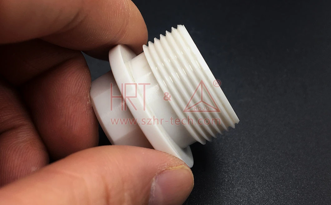 Zirconia Ceramic Threaded Parts, Precision Ceramic Parts Custom Processing