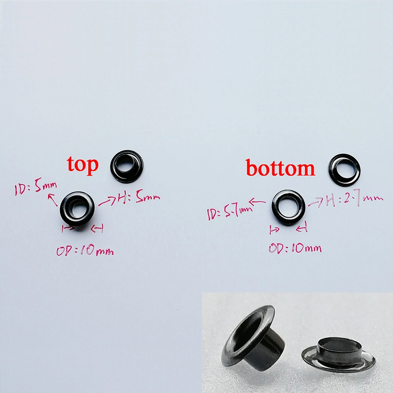 10mm Vintage Decorative Double Side Round Eyelet for Curtain/ Garment Accessories (YF10mm-19)
