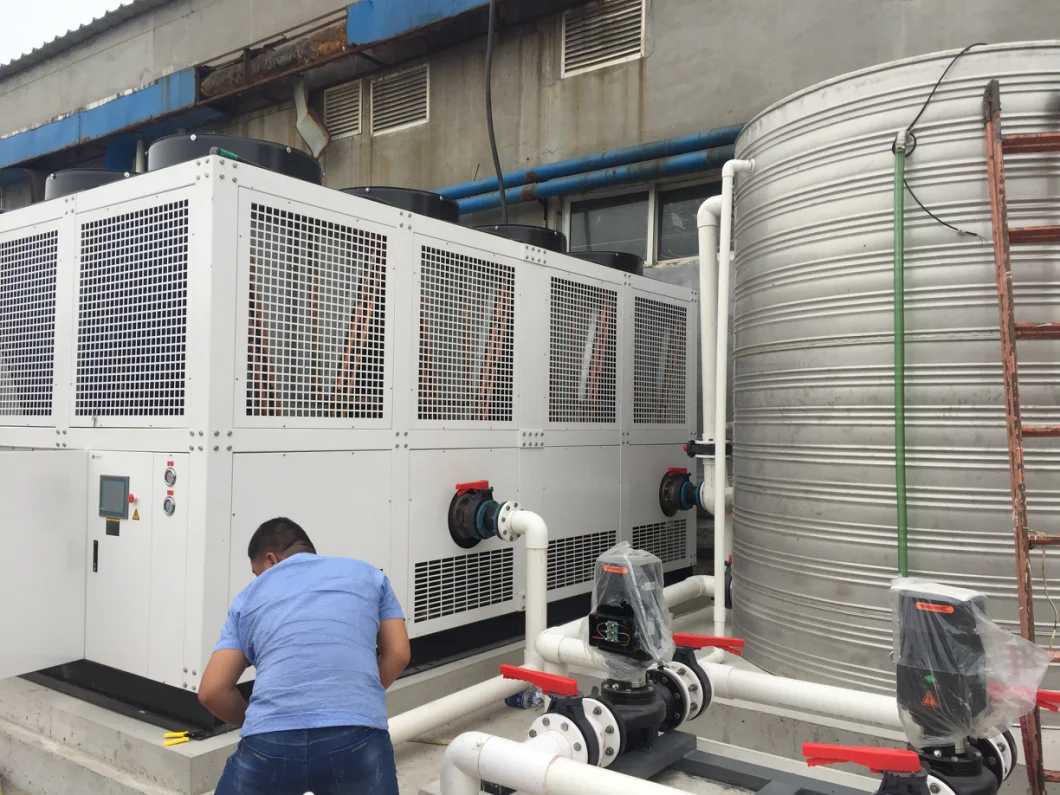 250kw R134A/R407c Air Cooled Screw Type Chiller for Chemical / Steel Processing