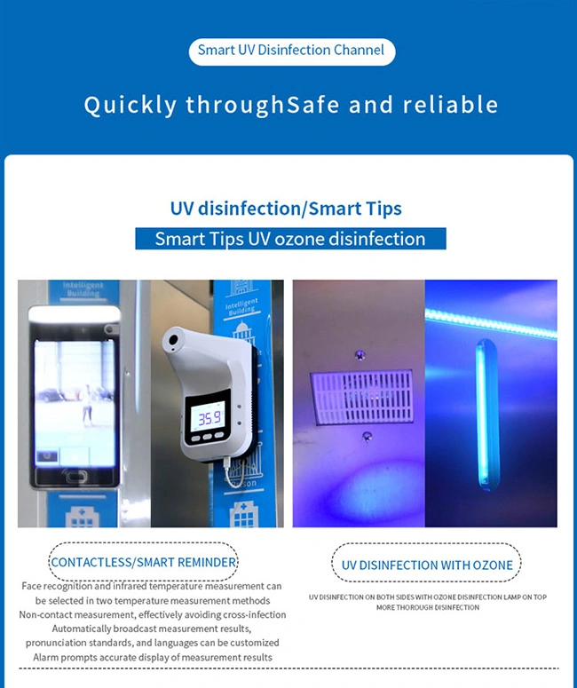 Professional Supplier Intelligent Automatic Tunnel Disinfection Door Cabinet Doors