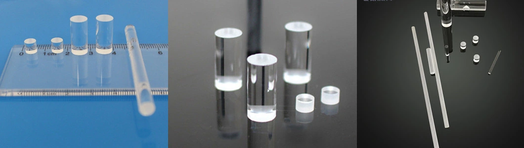 Endoscope Sapphire Glass Rod Cylinder Lens 1mm Diameter