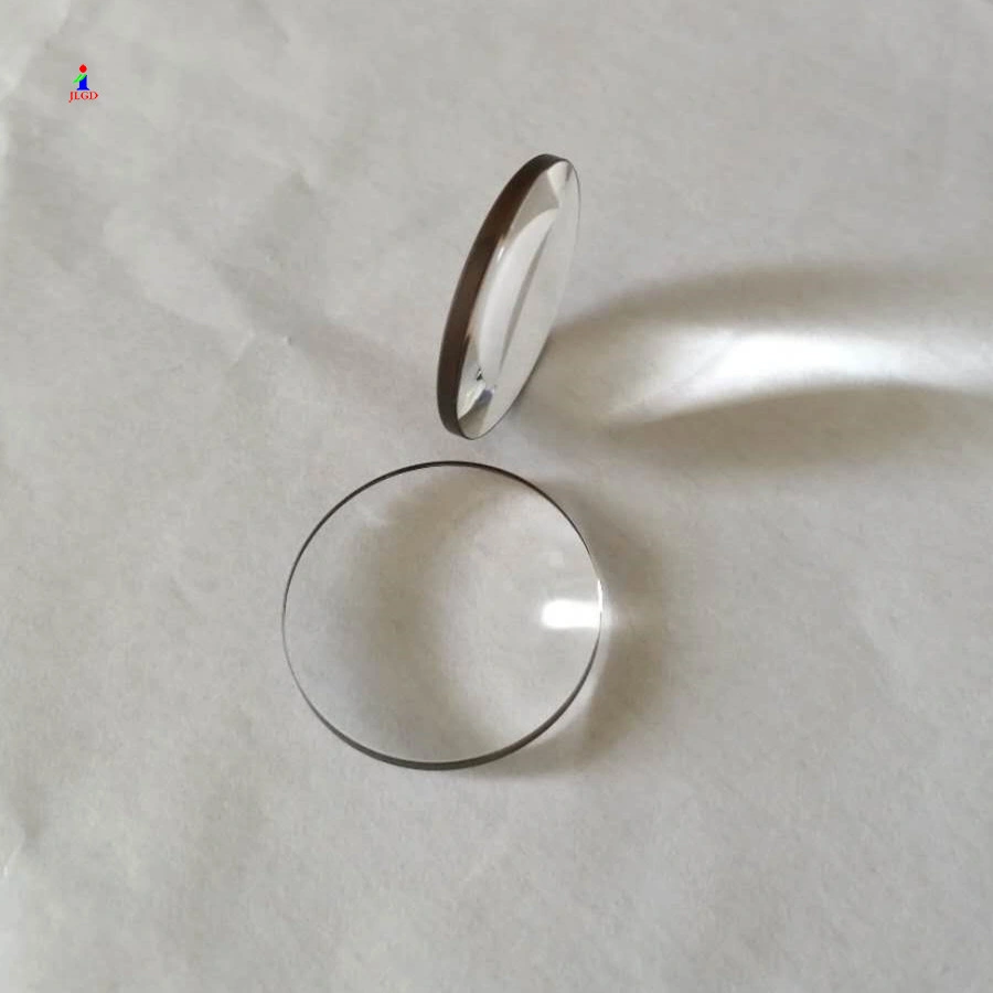 Custom-Made Optical Glass K9/Sapphire Double-Convex Biconvex Lens