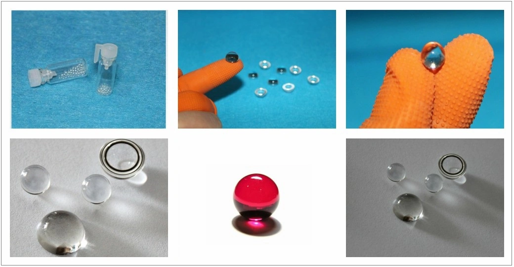 Dia. 1.8mm K9 Glass off-The-Shelf Half Ball Lens for Fiber Coupling