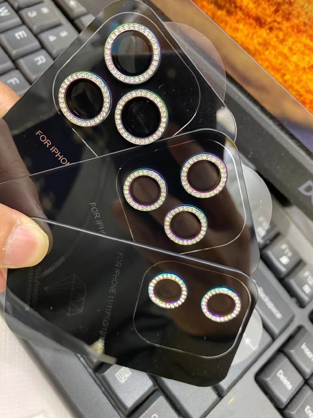 Factory Wholesale Sapphire Camera Lens Protector for iPhone