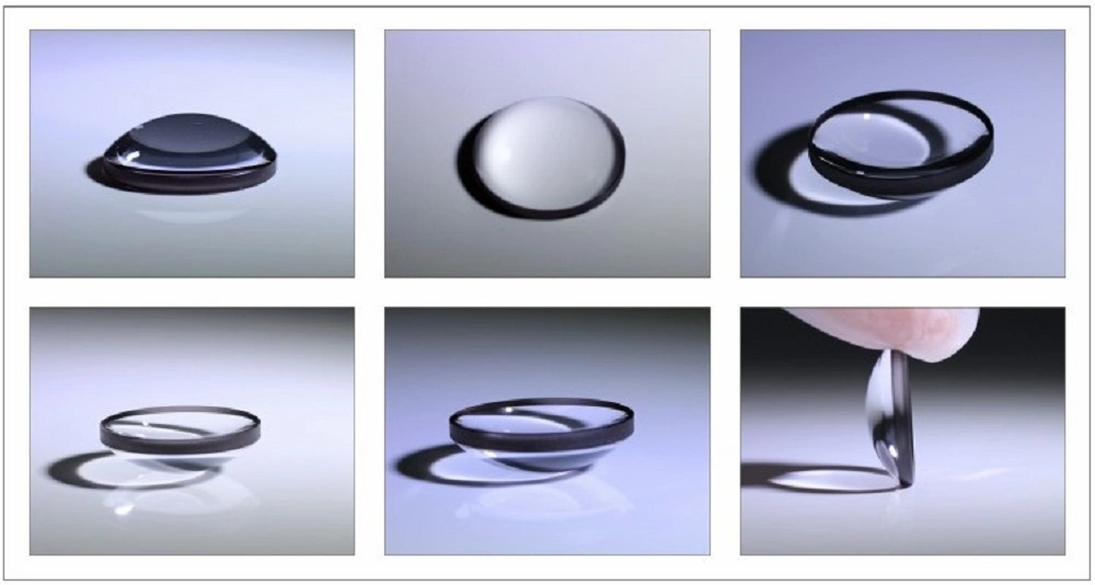 Optical Glass Positive Negative Concave Convex Meniscus Lens