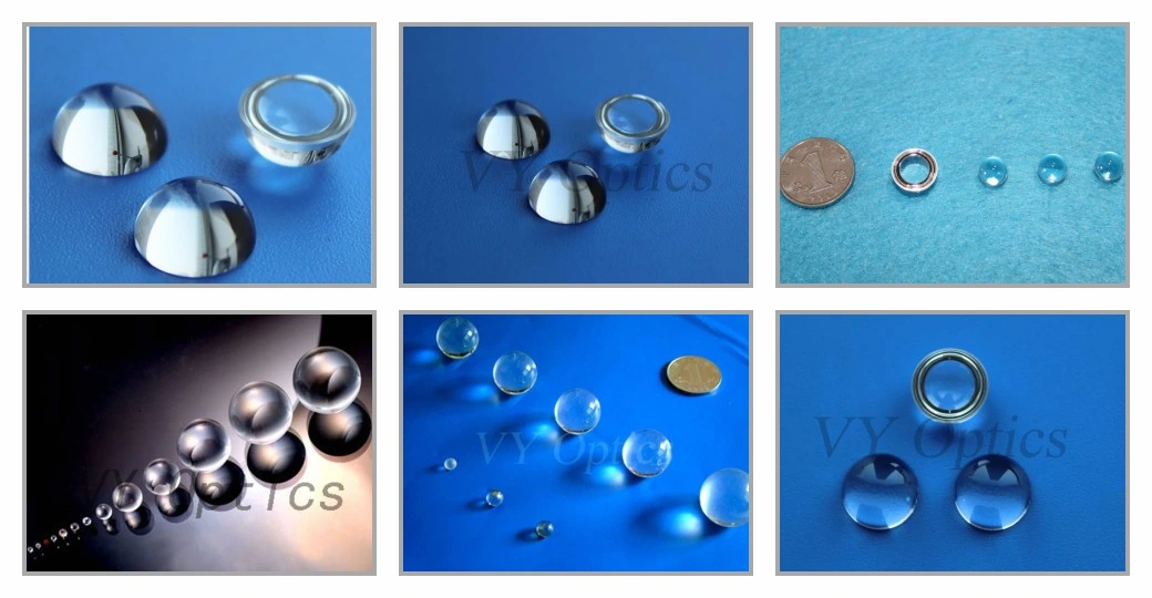 Optical Bk7 Glass Half Ball Lens for Laser Design Equipment
