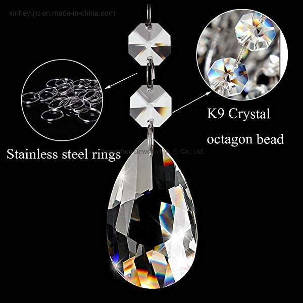 Crystal Heart Prisms Pendants & Chandelier Suncatchers Prisms Hanging Ornament Prisms Rainbow Crystal Pendants